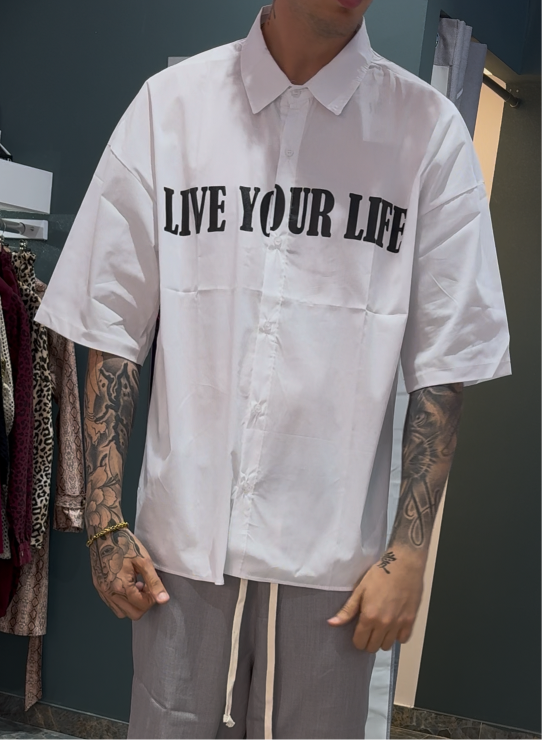 Camicia live your life