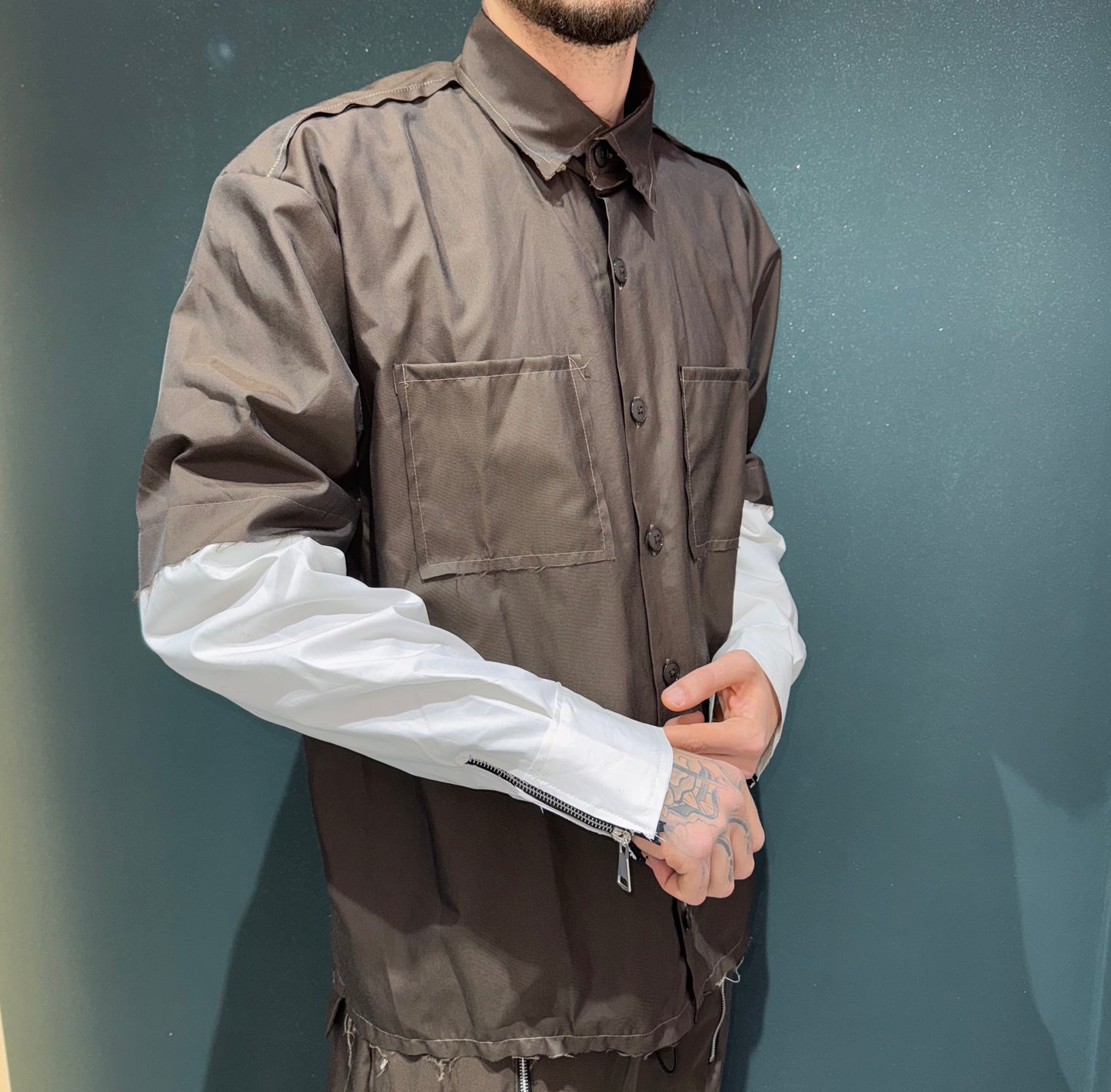 Camicia doppia manica
