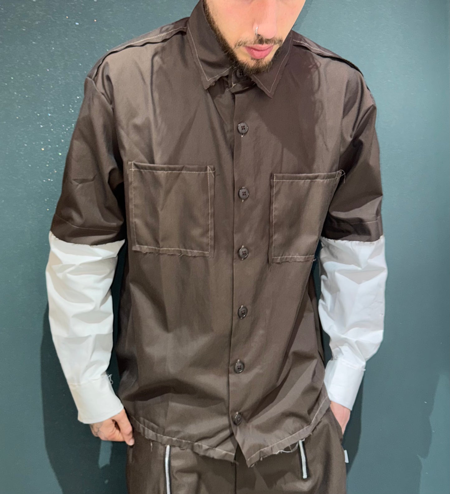 Camicia doppia manica