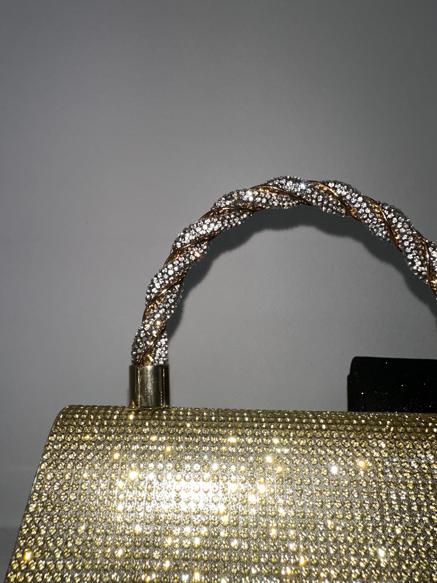 Borsa brillantini in oro