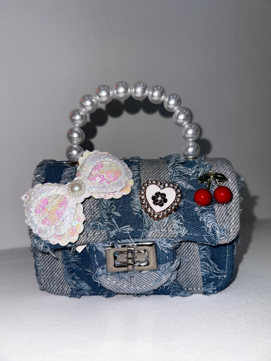 Mini borsa perlata