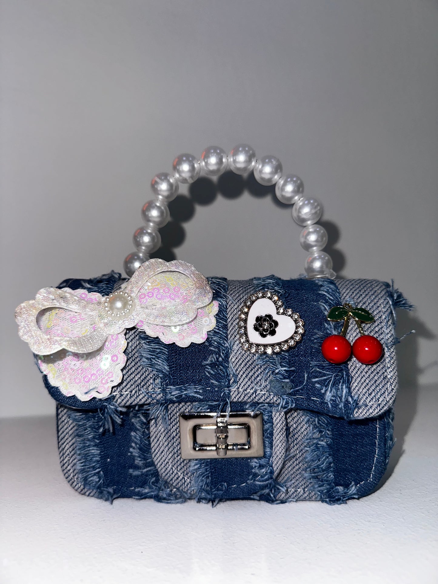 Mini borsa perlata