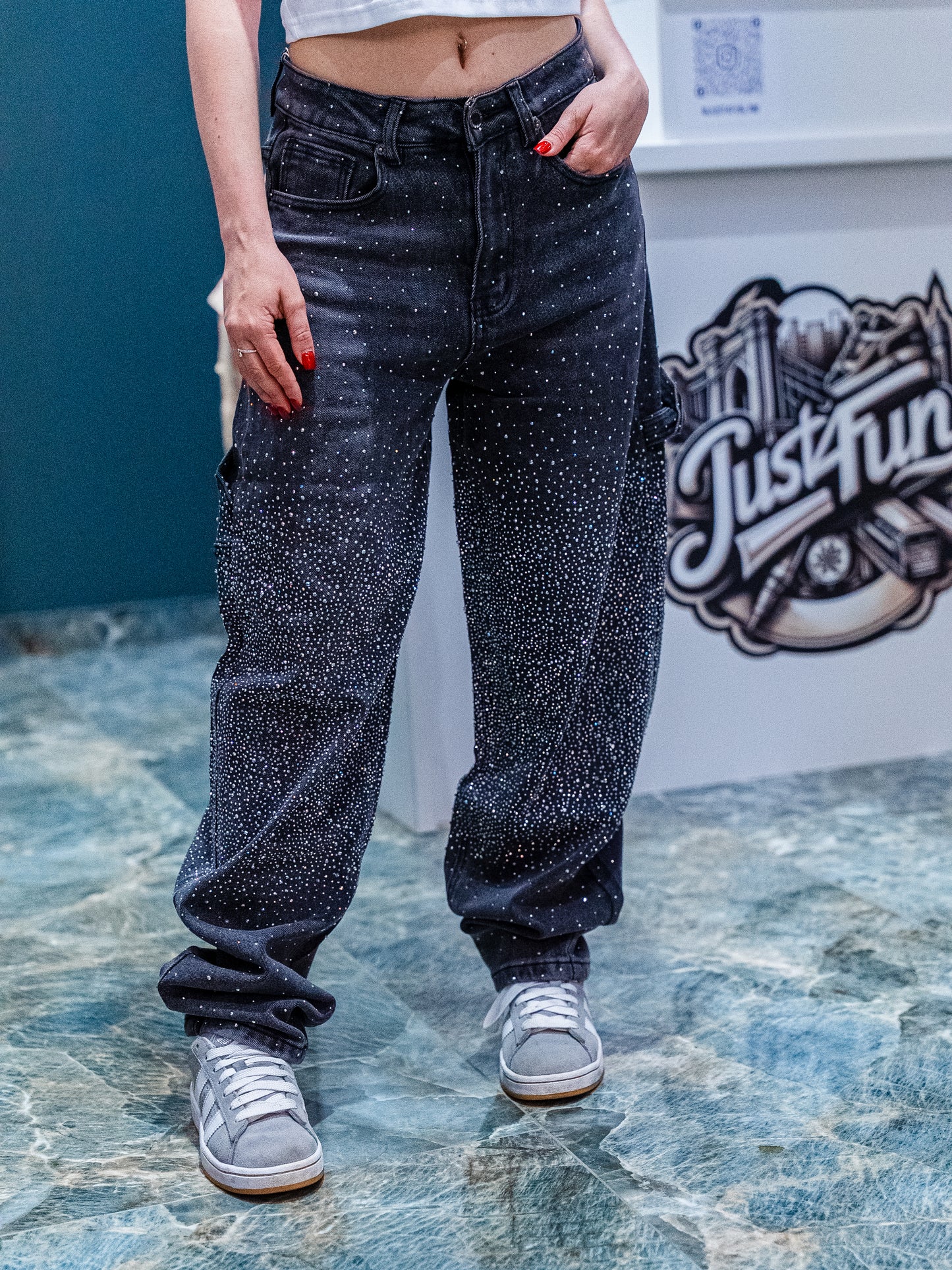 Jeans brillantini