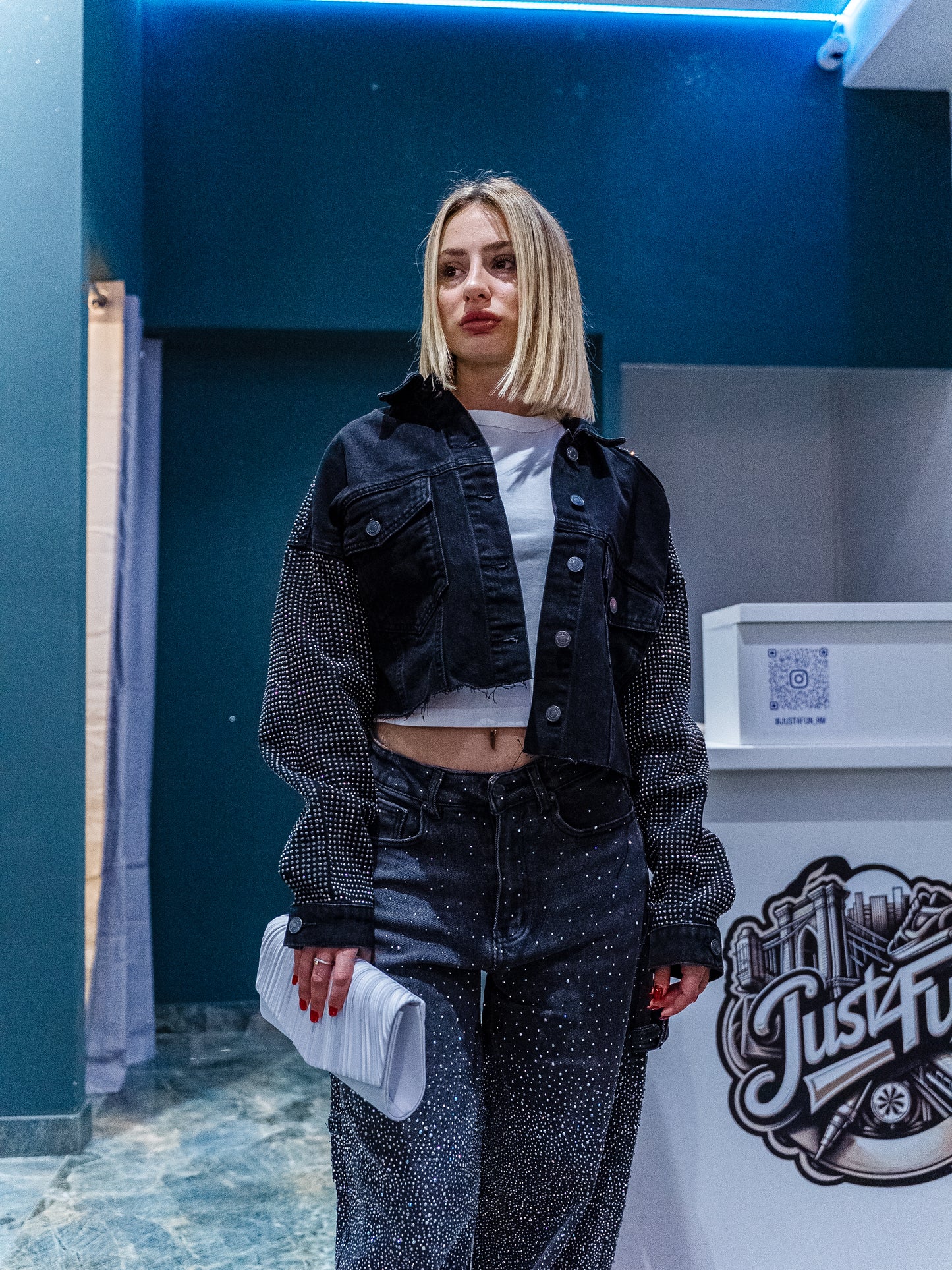 Jeans brillantini