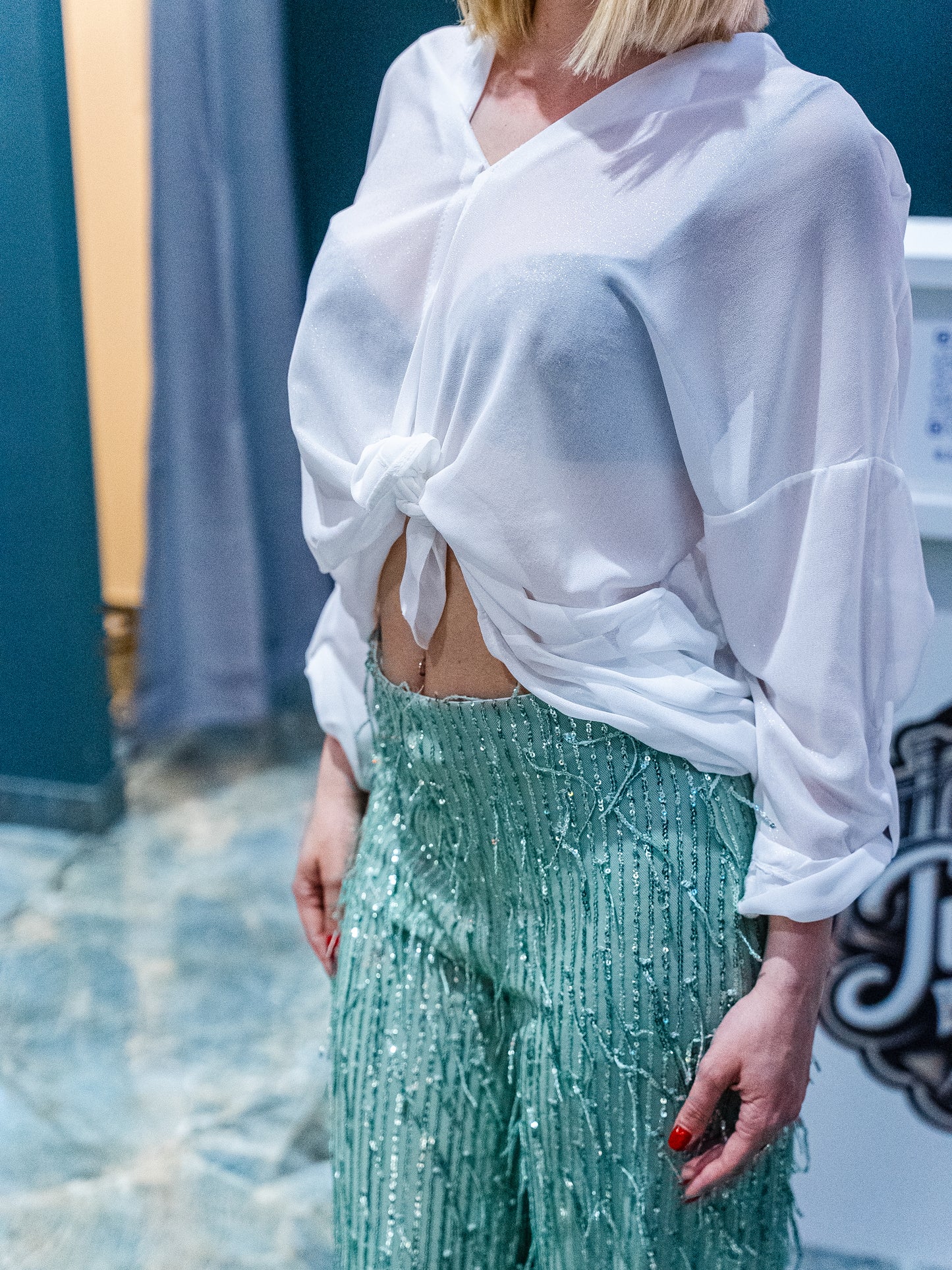 Camicia trasparente